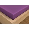 Prostěradlo bavlněné napínací 90x200 Fialové