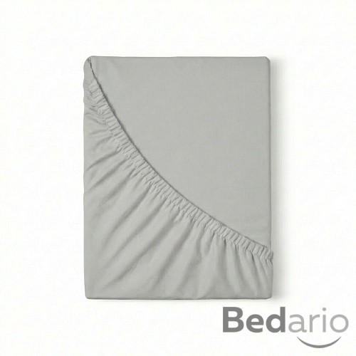 Prostěradlo bavlněné napínací 90x200 Šedé