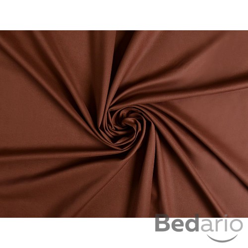 Prostěradlo bavlněné napínací 90x200 Tmavě hnědé