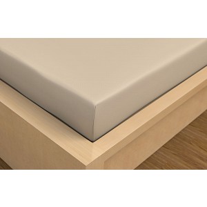 Prostěradlo bavlněné napínací 180x200 Smetanové