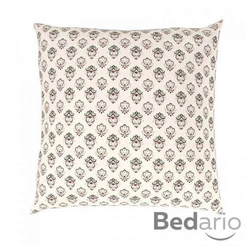 Bavlněný povlak PROVENCE Bouquet béžový 40x40