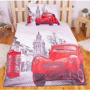 3D povlečení 140x200+70x90 Londýn