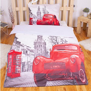 3D povlečení 140x200+70x90 Londýn