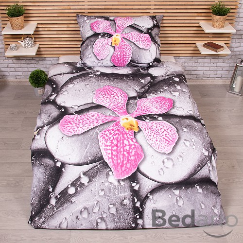 3D povlečení 140x200+70x90 Orchidea
