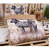 3D povlečení 140x200+70x90 Zebry