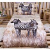 3D povlečení 140x200+70x90 Zebry