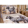 3D povlečení 140x200+70x90 Zebry