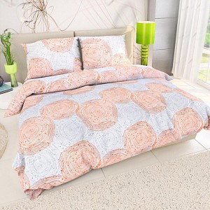 Bavlněné povlečení DELUX SPIRAL 140x200+70x90