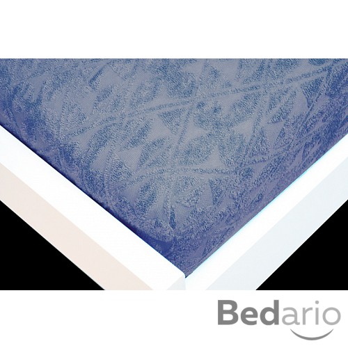 Žakárové prostěradlo 160x200 Premium - Šedá