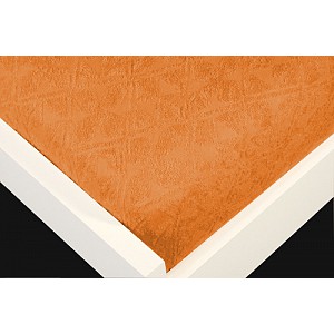 Žakárové prostěradlo 180x200 Premium - Rezavá hnědá