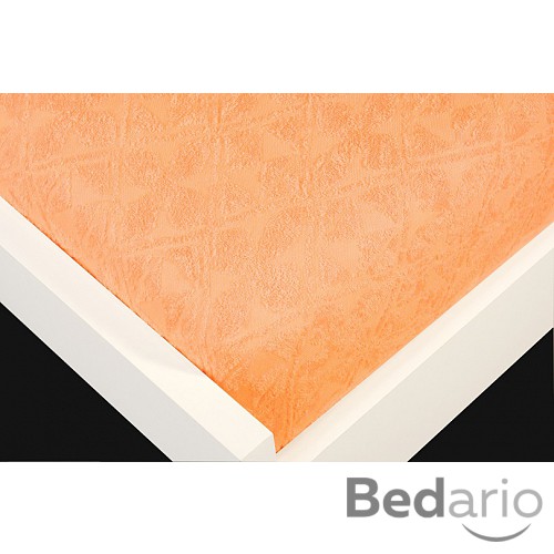 Žakárové prostěradlo 220x200 Premium - Losos