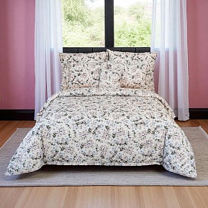 Prodloužené 5D bavlněné povlečení 140x220+70x90 Třešňový květ