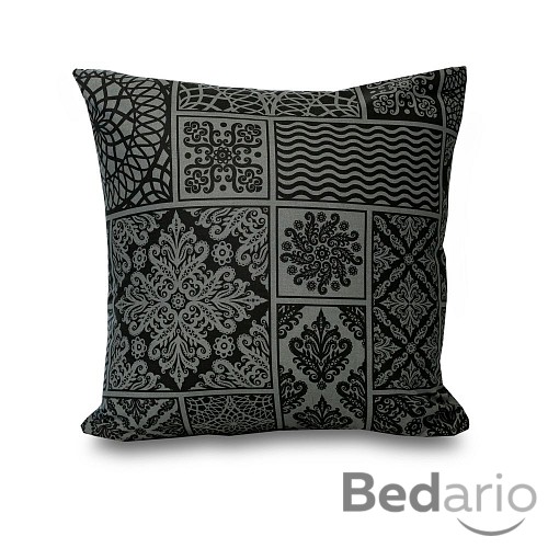 Povlak na polštář bavlna renforcé TOKYO černé 50x70