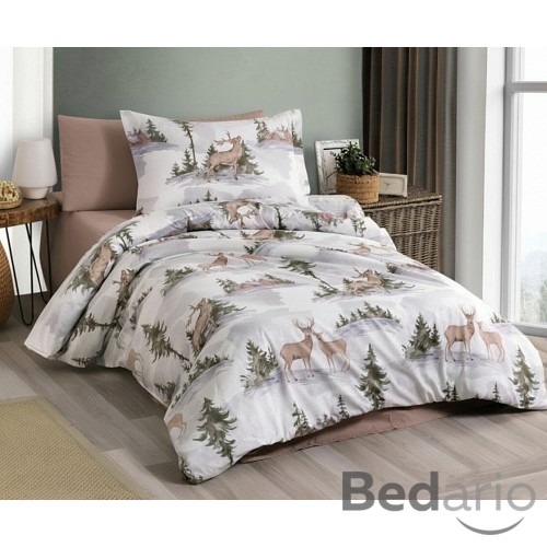 Bavlněné povlečení DELUXE 140x200+70x90 Jelínek