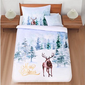 Třídílná sada 3D povlečení 140x200+70x90+45x45 Lesní klid