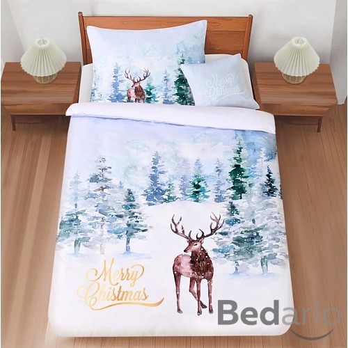 Třídílná sada 3D povlečení 140x200+70x90+45x45 Lesní klid