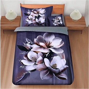 Třídílná sada 3D povlečení 140x200+70x90+45x45 Kouzlo magnolií