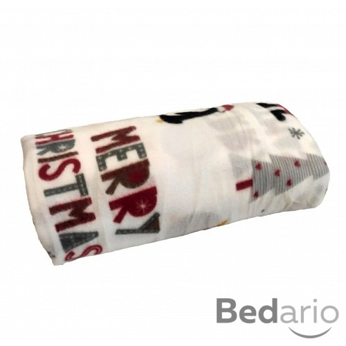 Fleecová deka Old English 150x200 Christmas time