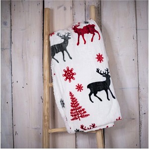 Deka beránek PICTURES 150x200 Červený jelen