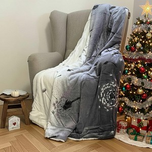 Deka beránek EXCLUSIVE 150x200 Pampeliška šedočerná