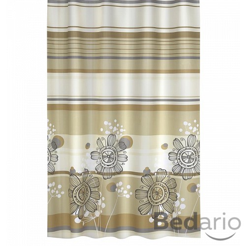 Koupelnový závěs - 180x200 cm - Květ