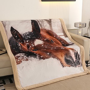 Deka beránek 150x200 - Superior - Koně