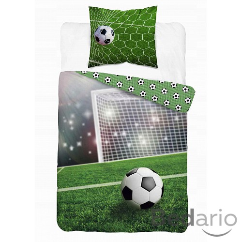 Bavlněné povlečení 140x200+70x80 Fotbalový míč GÓL