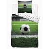 Bavlněné povlečení 140x200+70x80 Fotbalový míč na hřišti
