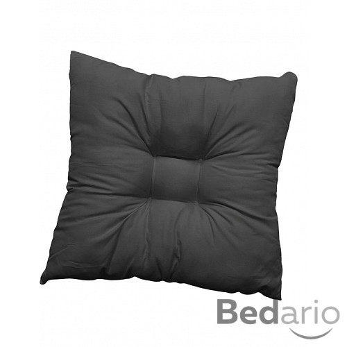 Sedák UniSoft s provázky 40x40 Tmavě šedý