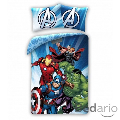 Bavlněné povlečení 140x200+70x90 Avengers