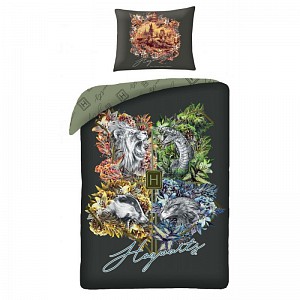 Bavlněné povlečení 140x200+70x90 Harry Potter Hogwarts