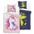 Svítící bavlněné povlečení 140x200+70x80 Princess Unicorn