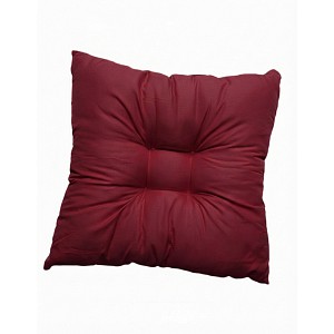 Sedák UniSoft s provázky 40x40 Vínový