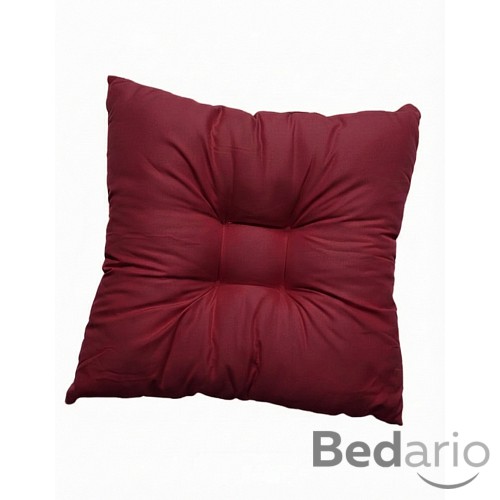 Sedák UniSoft s provázky 40x40 Vínový