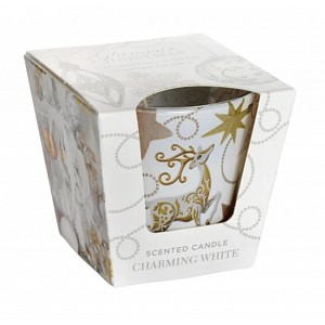 Bartek svíčka GLAMOUR CHRISTMAS golden glow 115g