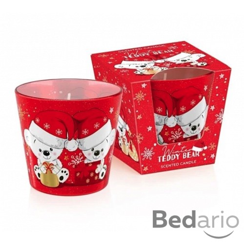 BARTEK svíčka Winter teddy bear 115g