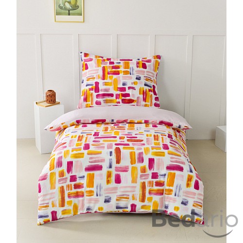 Bavlněné povlečení Basic Line 140x200+70x90 Barevné záplaty