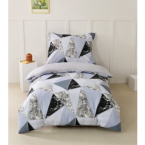 Bavlněné povlečení Basic Line 140x200+70x90 Mramorová mozaika