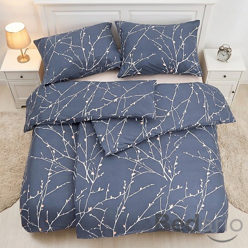 Výhodná sada na dvě lůžka Basic Line 140x200+70x90 Větvičky