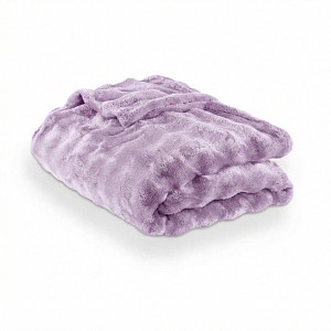 Mikroplyšová deka WAVE Collection 230x200 Levandulová
