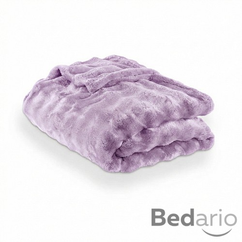 Mikroplyšová deka WAVE Collection 230x200 Levandulová