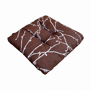 Sedák s provázky na uchycení 40x40 Větvičky hnědé