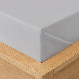 Prostěradlo bavlněná plachta 140x225 Světle šedá