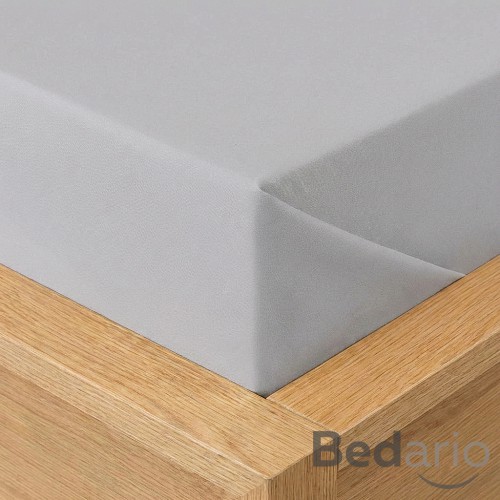 Prostěradlo bavlněná plachta 140x225 Světle šedá