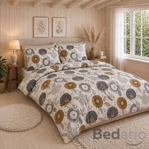 Bavlněné povlečení DELUXE 140x200+70x90 Přírodní elegance