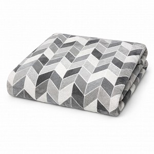 Mikroplyšová deka Premium 150x200 Šedý šíp