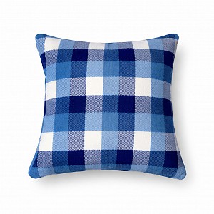 Mikroplyšový povlak 40x40 Modré káro