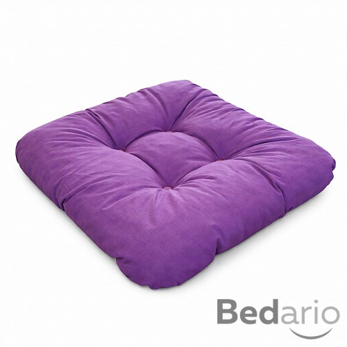 Sedák s provázky 40x40 Fialový