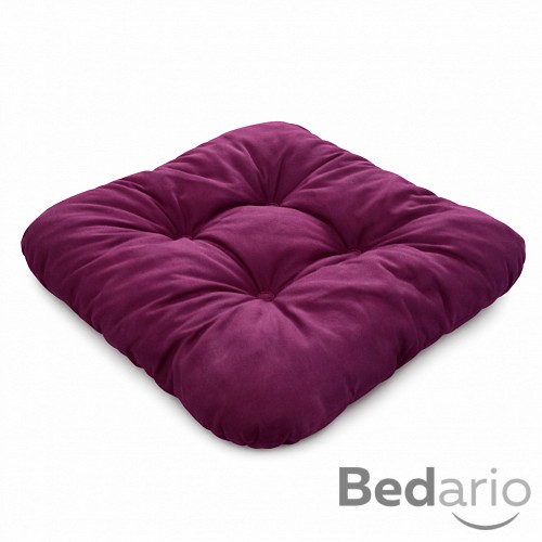 Sedák s provázky 40x40 Fuchsiový