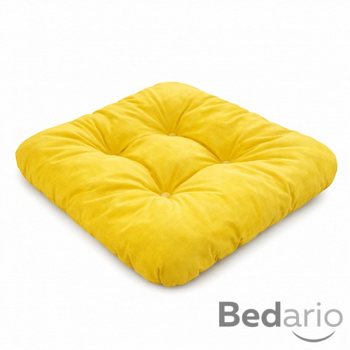 Sedák s provázky 40x40 Žlutý